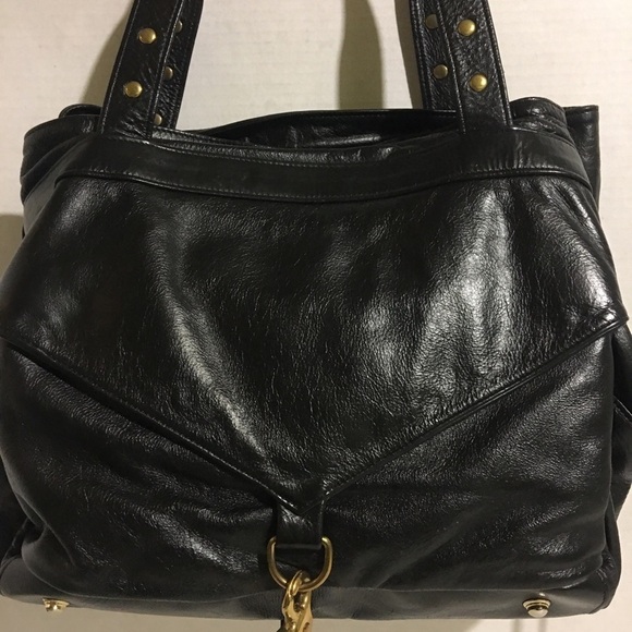 Botkier Black motorcycle leather handbag - Picture 2 of 8